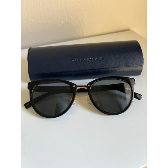 Warby Parker Tansley 3100 Eyeglasses Frame 52-19-142 Black Italy Frames Only main image 8